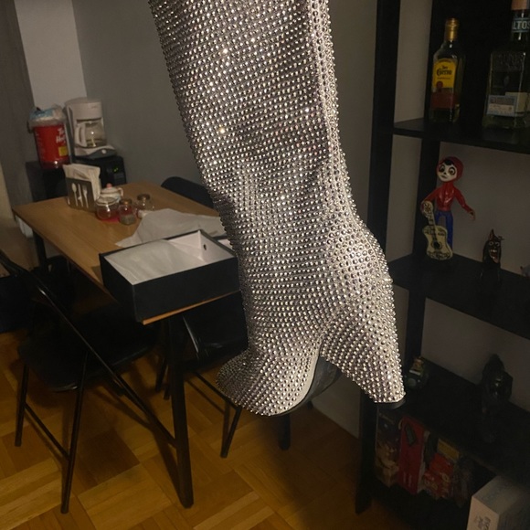 Rhinestones boots size 6 - Picture 9 of 10
